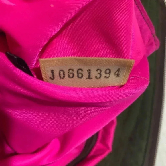 Dooney Bourke green nylon satchel handbag - Picture 7 of 13